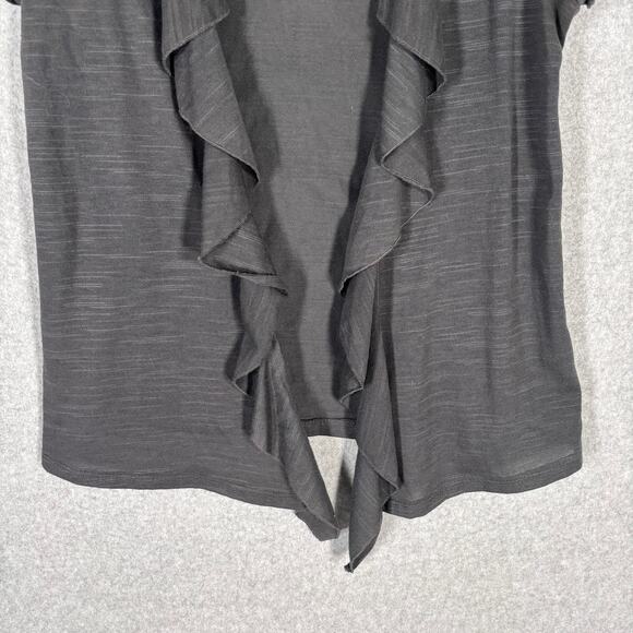 VTG 90s Christine Gerard Cardigan Top Small Fairy Ruffles Whimsigoth Coquette - Picture 3 of 9